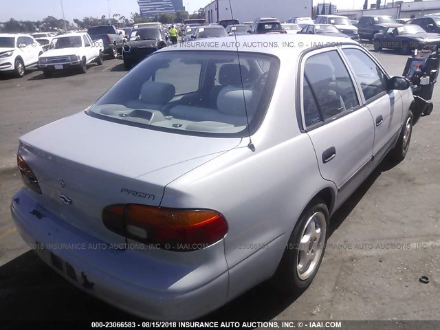 1Y1SK52841Z409792 - 2001 CHEVROLET GEO PRIZM LSI GRAY photo 4