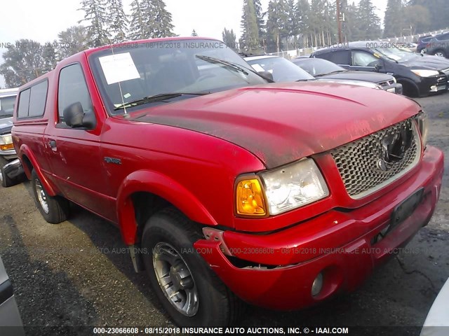 1FTYR10U53PA48655 - 2003 FORD RANGER RED photo 1
