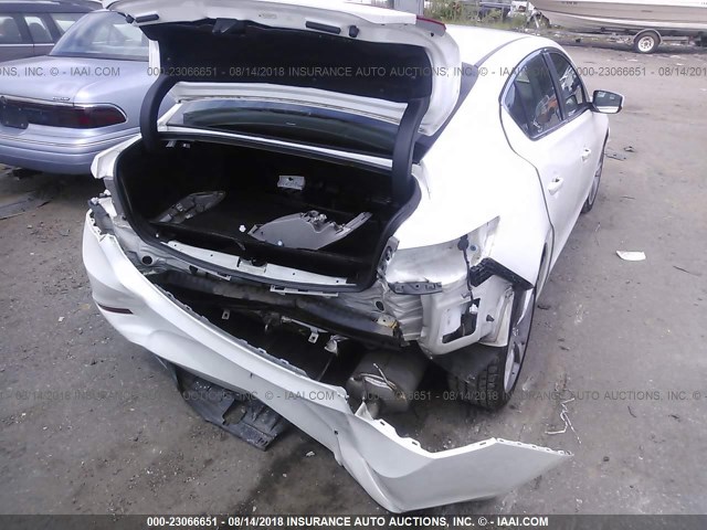 19VDE1F79DE010206 - 2013 ACURA ILX 20 TECH WHITE photo 6