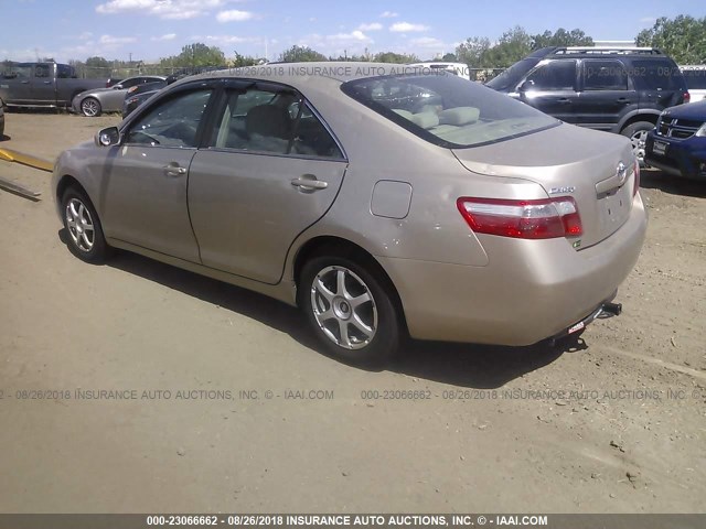 4T1BE46KX8U222104 - 2008 TOYOTA CAMRY CE/LE/XLE/SE GOLD photo 3