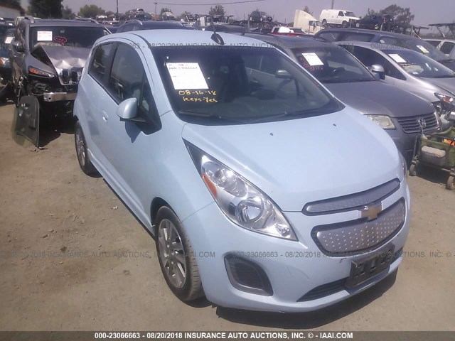 KL8CK6S09GC642290 - 2016 CHEVROLET SPARK EV 1LT BLUE photo 1