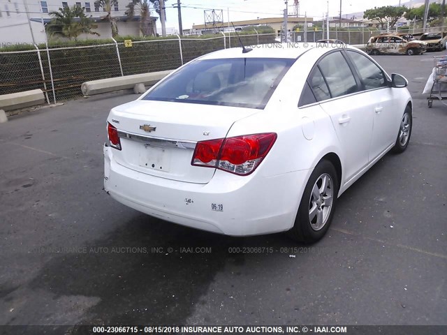 1G1PC5SB5D7230821 - 2013 CHEVROLET CRUZE LT WHITE photo 4