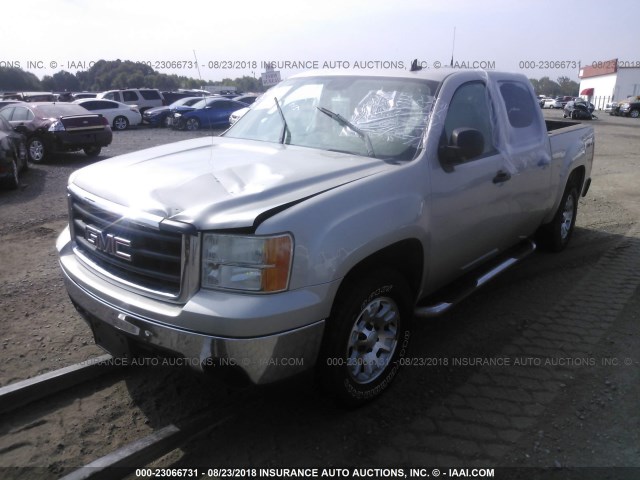 3GTEK13J98G255120 - 2008 GMC SIERRA K1500 GRAY photo 2