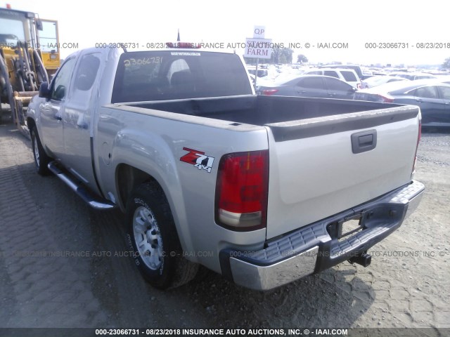 3GTEK13J98G255120 - 2008 GMC SIERRA K1500 GRAY photo 3