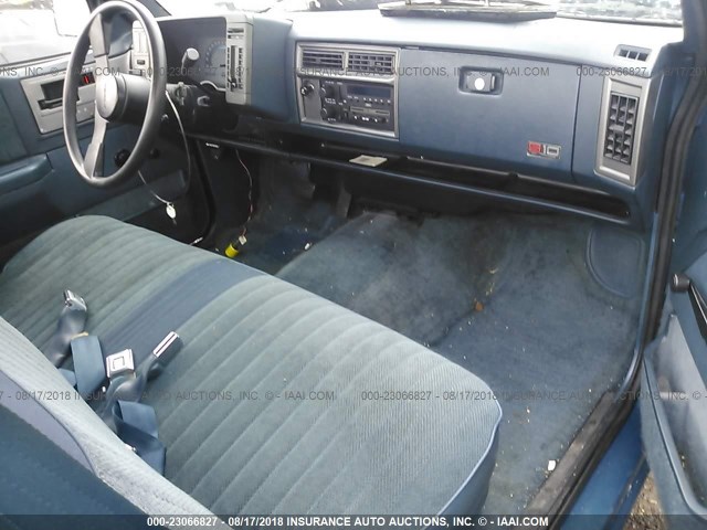 1GCCS14Z0L2103496 - 1990 CHEVROLET S TRUCK S10 BLUE photo 5