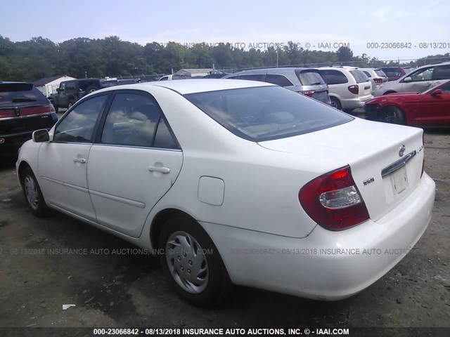 4T1BE30K73U242645 - 2003 TOYOTA CAMRY LE/XLE/SE Ağ foto 3