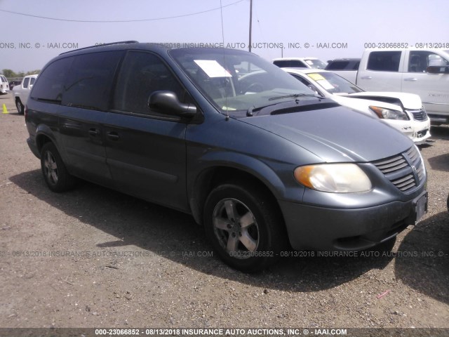 1D4GP24R47B208446 - 2007 DODGE GRAND CARAVAN SE TURQUOISE photo 1