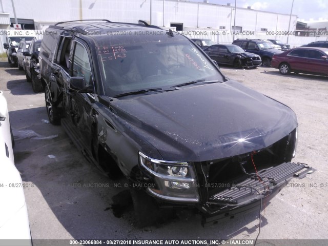 1GNSCHKC0JR175455 - 2018 CHEVROLET SUBURBAN C1500 LT BLACK photo 1