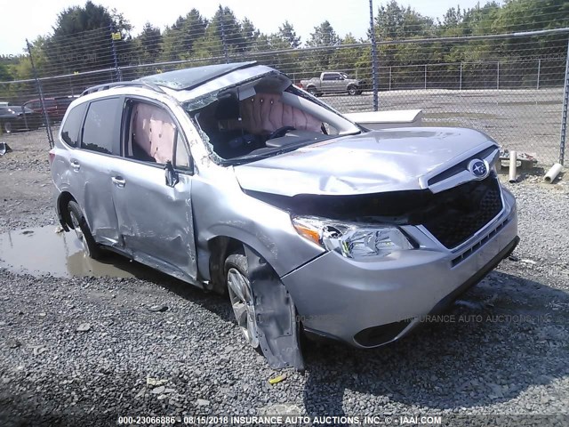 JF2SJADC0GH526576 - 2016 SUBARU FORESTER 2.5I PREMIUM SILVER photo 1