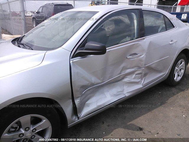 1G11B5SA0DU108319 - 2013 CHEVROLET MALIBU LS Gümüş foto 6