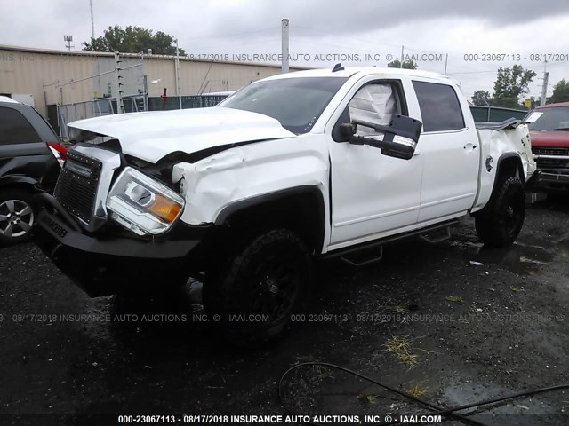 3GTU2UEC6EG559948 - 2014 GMC SIERRA K1500 SLE WHITE photo 2