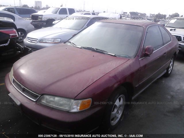 1HGCD7205VA009478 - 1997 HONDA ACCORD SE RED photo 2