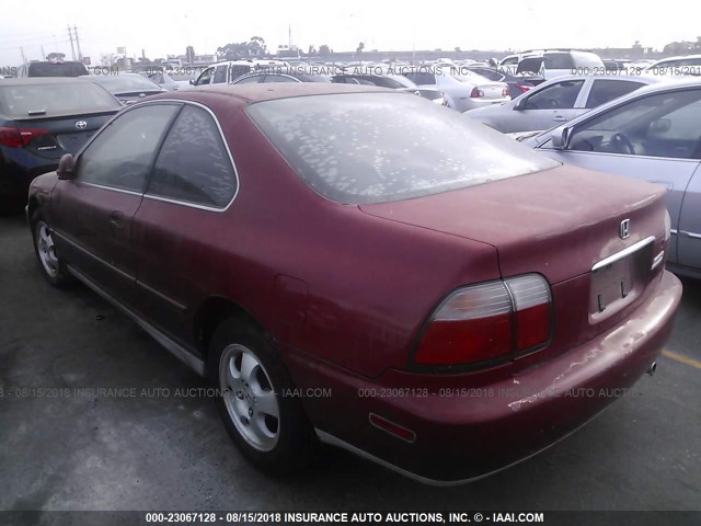 1HGCD7205VA009478 - 1997 HONDA ACCORD SE RED photo 3