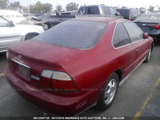 1HGCD7205VA009478 - 1997 HONDA ACCORD SE RED photo 4