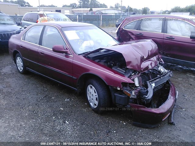 1HGCD5631SA144042 - 1995 HONDA ACCORD LX/EX RED photo 1