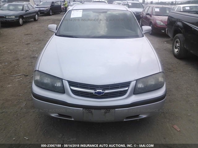 2G1WF52E049196590 - 2004 CHEVROLET IMPALA 银色 照片 6