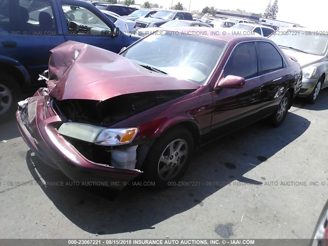 JT2BF22K5X0167863 - 1999 TOYOTA CAMRY LE/XLE 红色 照片 2