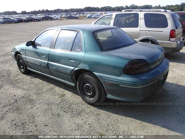 1G2NE52T4VC783667 - 1997 PONTIAC GRAND AM SE GREEN photo 3