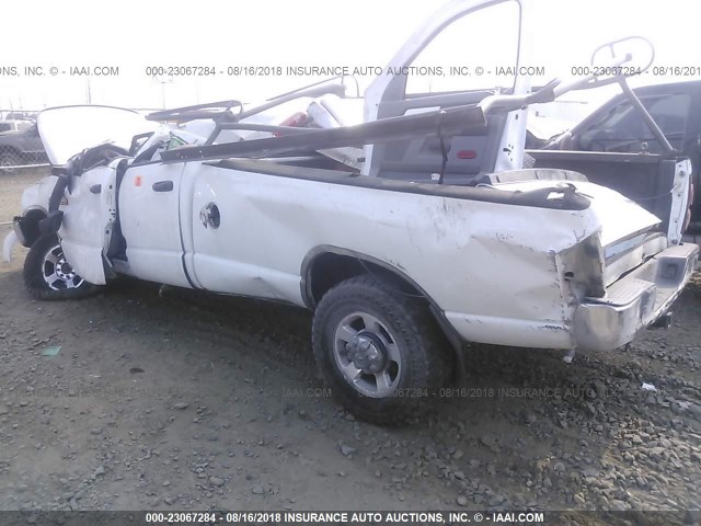 3D7KS28A97G788557 - 2007 DODGE RAM 2500 ST/SLT 白色 照片 3