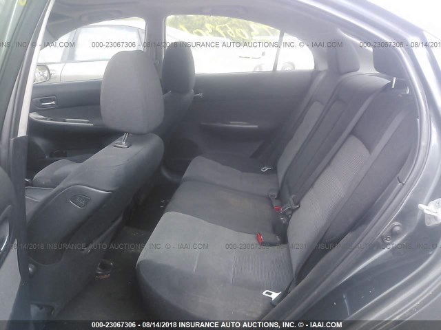 1YVHP84D855M33662 - 2005 MAZDA 6 S GRAY photo 8