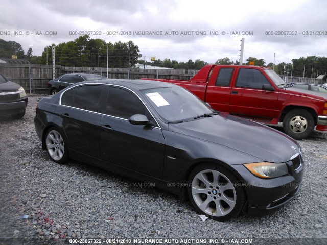 WBAVB77598NH80587 - 2008 BMW 335 I GRAY photo 1