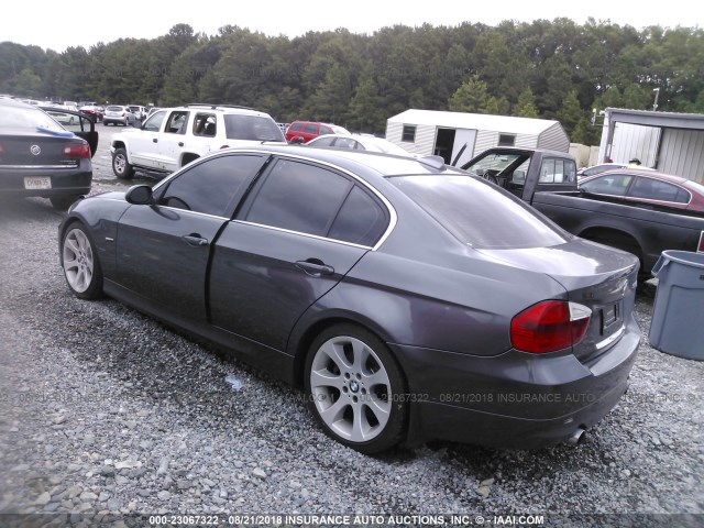 WBAVB77598NH80587 - 2008 BMW 335 I GRAY photo 3