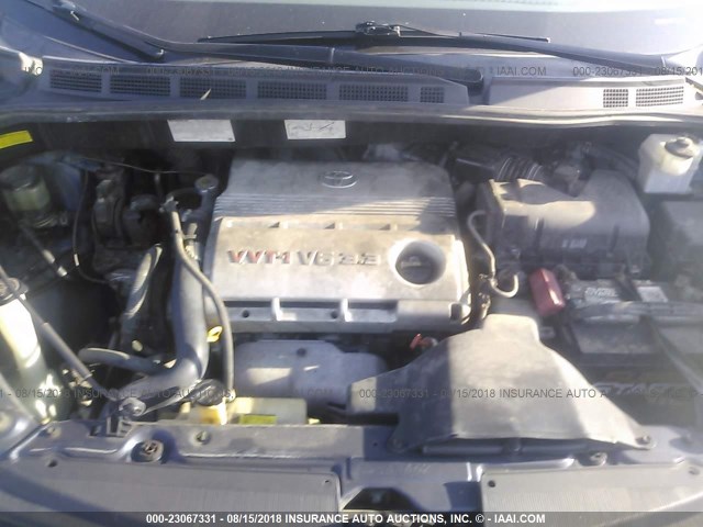 5TDZA23C74S055327 - 2004 TOYOTA SIENNA CE/LE BLUE photo 10