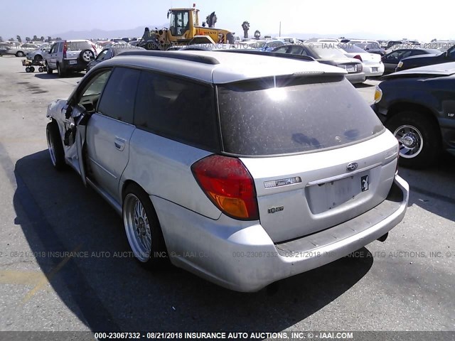 4S3BP616857306971 - 2005 SUBARU LEGACY 2.5I SILVER photo 3