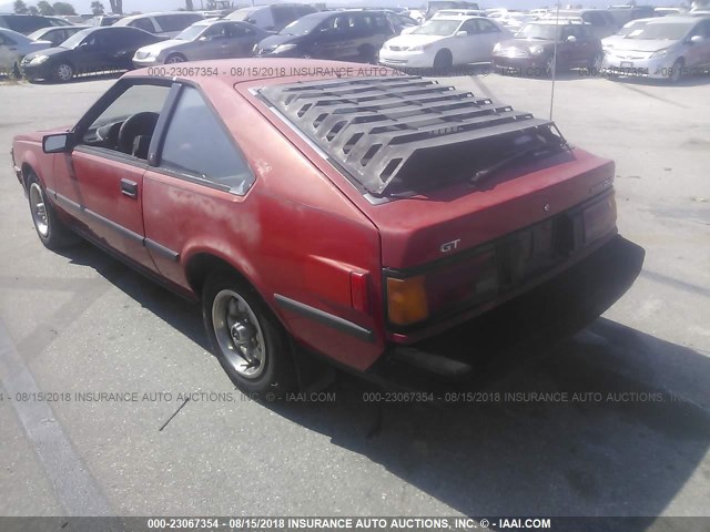 JT2RA64LXE0050447 - 1984 TOYOTA CELICA GT RED photo 3