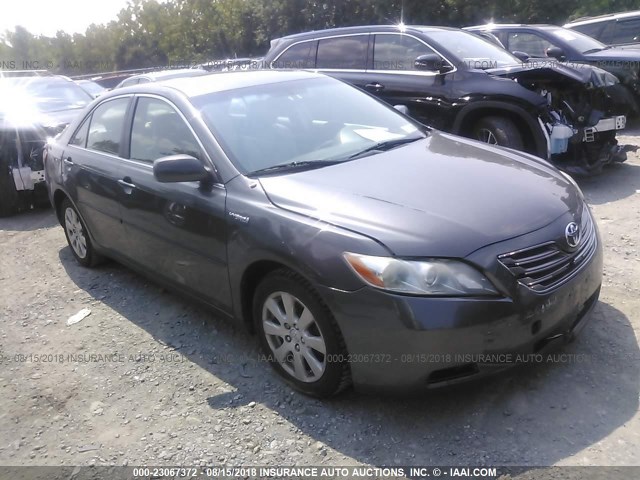 JTNBB46K973037068 - 2007 TOYOTA CAMRY NEW GENERAT HYBRID GRAY photo 1