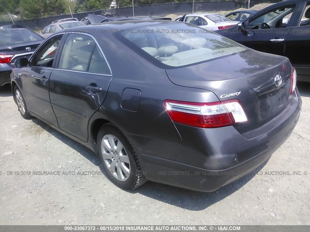 JTNBB46K973037068 - 2007 TOYOTA CAMRY NEW GENERAT HYBRID GRAY photo 3