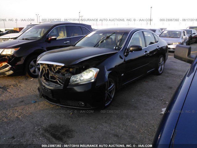 JNKBY01E76M203270 - 2006 INFINITI M45 SPORT BLACK photo 2