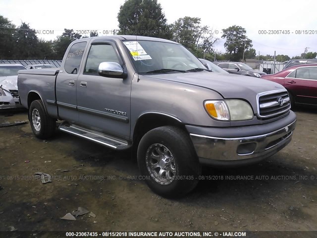 5TBRN34122S231813 - 2002 TOYOTA TUNDRA ACCESS CAB SR5 GRAY photo 1