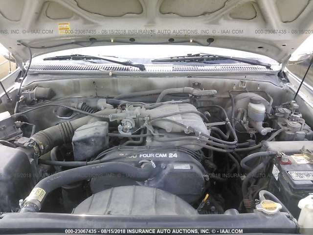 5TBRN34122S231813 - 2002 TOYOTA TUNDRA ACCESS CAB SR5 GRAY photo 10