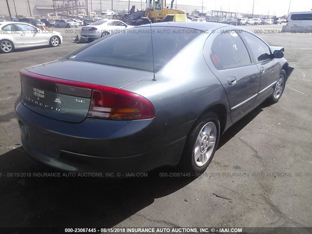 2B3HD46R13H572636 - 2003 DODGE INTREPID SE GREEN photo 4