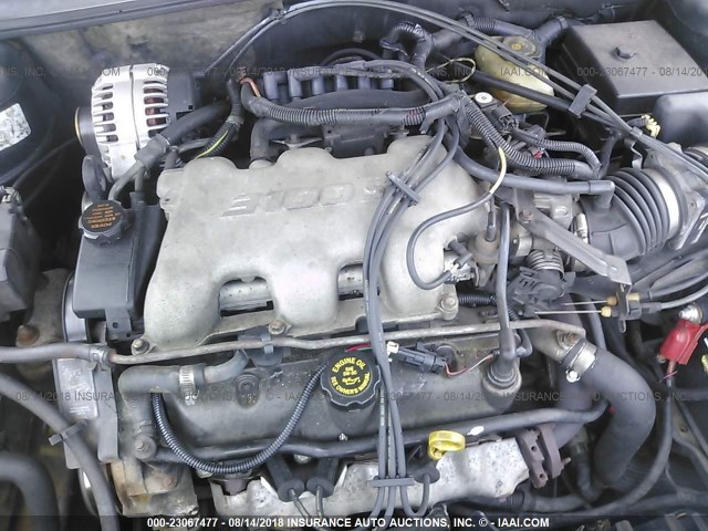 1G1NE52J8Y6229537 - 2000 CHEVROLET MALIBU LS Қара фото 10