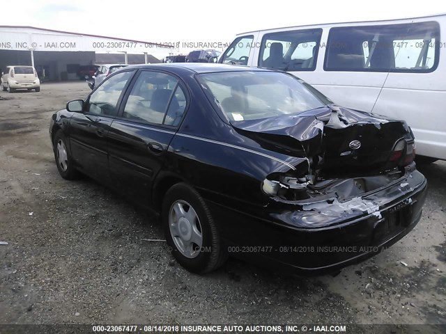 1G1NE52J8Y6229537 - 2000 CHEVROLET MALIBU LS Қара фото 3