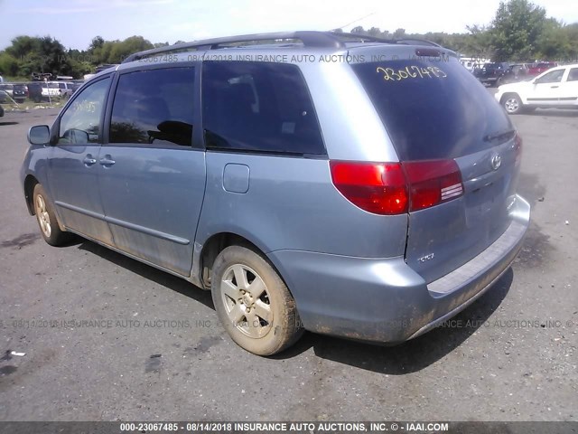 5TDZA22C45S249557 - 2005 TOYOTA SIENNA XLE/XLE LIMITED BLUE photo 3