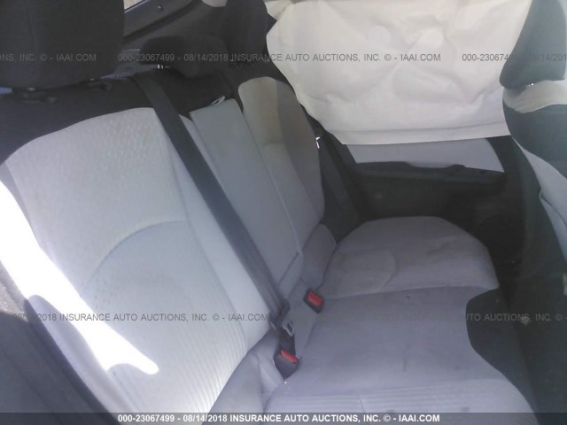 JTDKBRFU7H3042970 - 2017 TOYOTA PRIUS WHITE photo 8