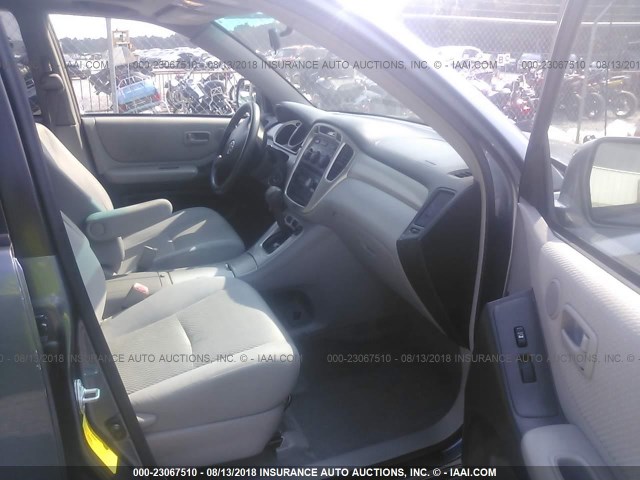 JTEGP21A070129522 - 2007 TOYOTA HIGHLANDER SPORT Light Blue photo 5