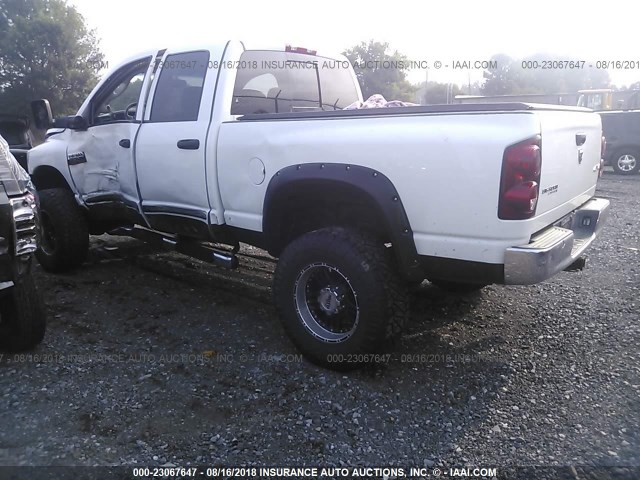 3D7KS28A67G805153 - 2007 DODGE RAM 2500 ST/SLT 白色 照片 3