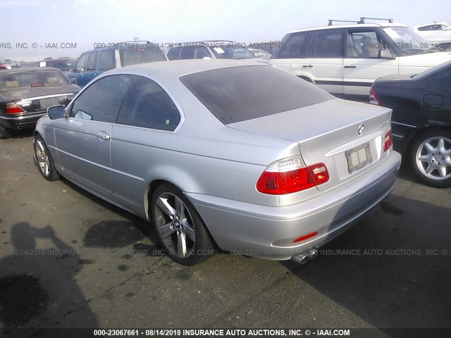 WBABV13464JT23142 - 2004 BMW 325 CI SULEV SILVER photo 3