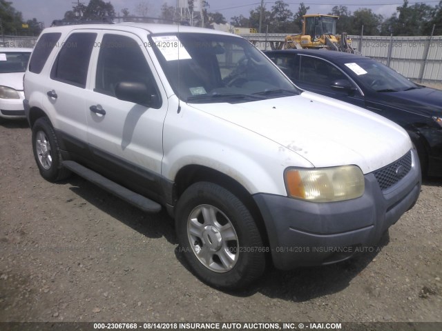 1FMYU03143KE13829 - 2003 FORD ESCAPE XLT WHITE photo 1