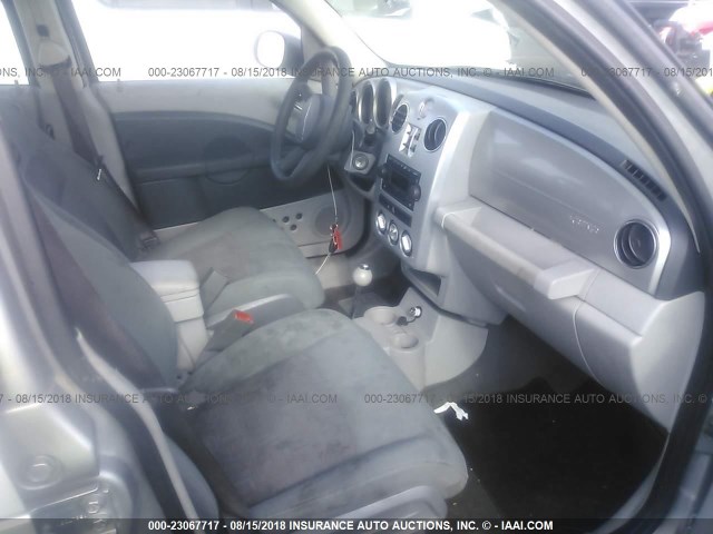 3A4FY48B77T503564 - 2007 CHRYSLER PT CRUISER SILVER photo 5