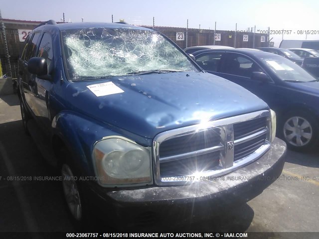 1D4HB38NX4F231475 - 2004 DODGE DURANGO ST BLUE photo 1