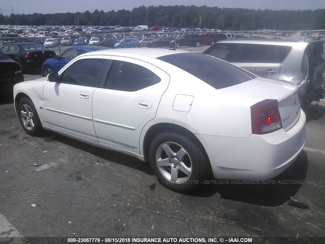 2B3CA3CV7AH218499 - 2010 DODGE CHARGER SXT WHITE photo 3