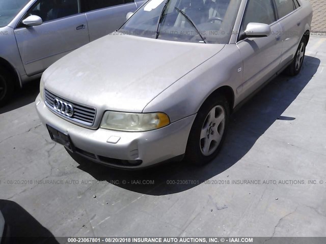 WAUDH68D61A101010 - 2001 AUDI A4 2.8 QUATTRO GOLD photo 2