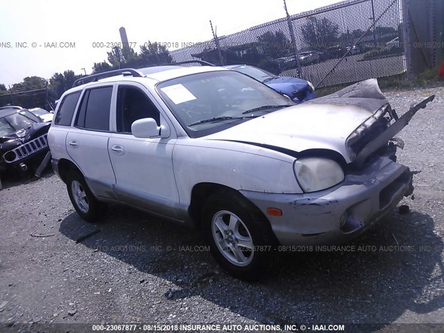 KM8SC73E23U532424 - 2003 HYUNDAI SANTA FE GLS/LX WHITE photo 1