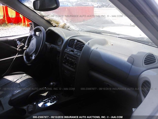 KM8SC73E23U532424 - 2003 HYUNDAI SANTA FE GLS/LX WHITE photo 5