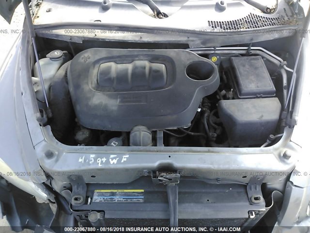 3GNDA13D86S512150 - 2006 CHEVROLET HHR LS GRAY photo 10
